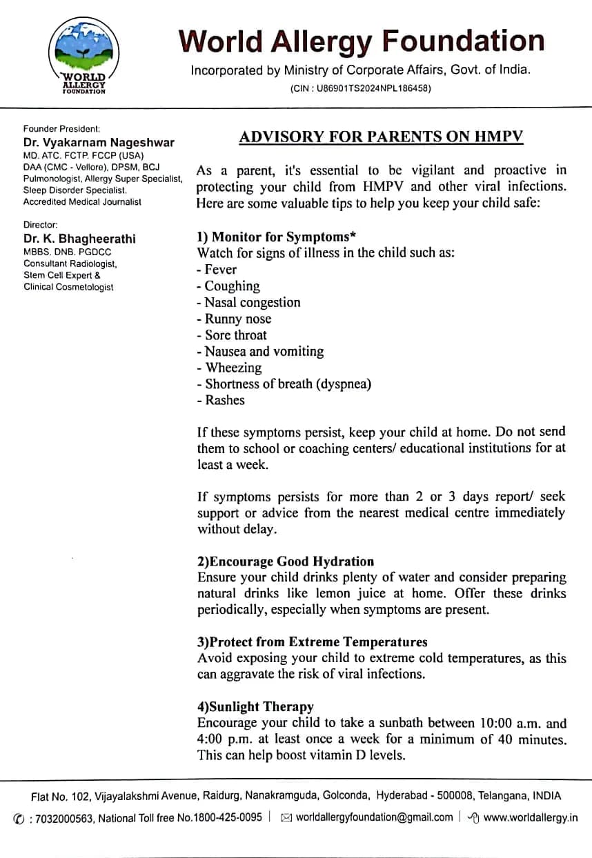 Health Advisory Page 1